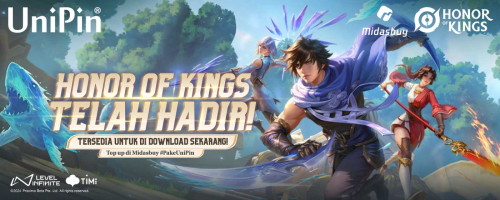 Kabar Baik! Honor of Kings Kini Tersedia Untuk Top Up #PakeUniPin